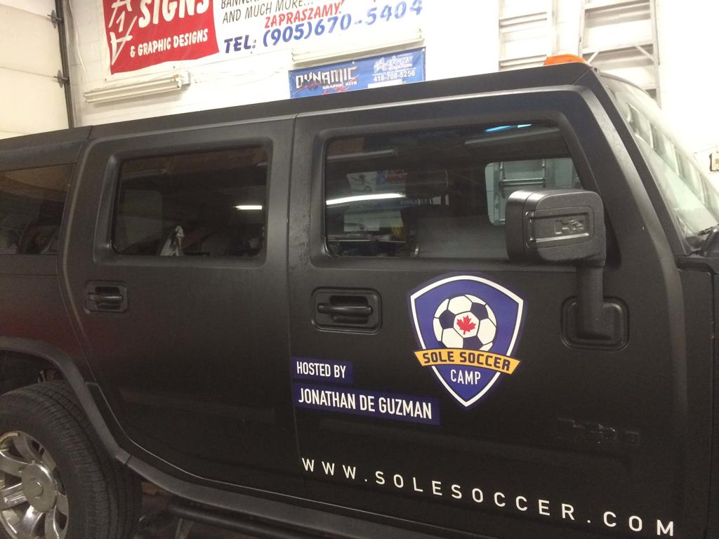 Vinyl lettering